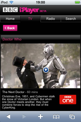BBC iPlayer now working on iPhone