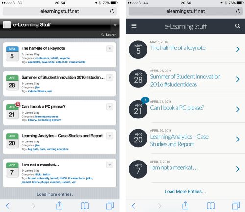 Mobile WordPress Theme