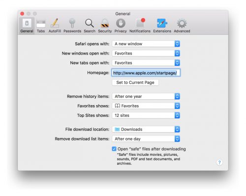 Preferences