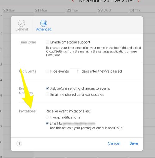set Calendar invites to go to your email instead.