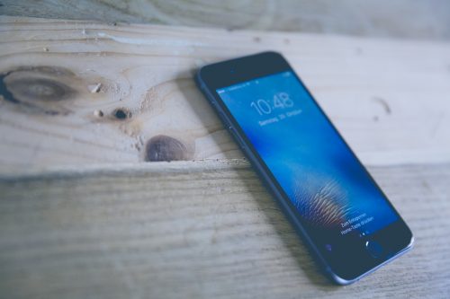 iPhone charged