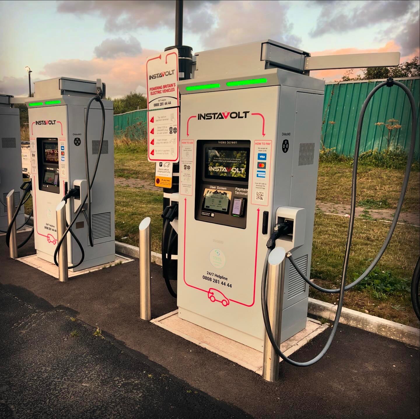Instavolt EV chargers